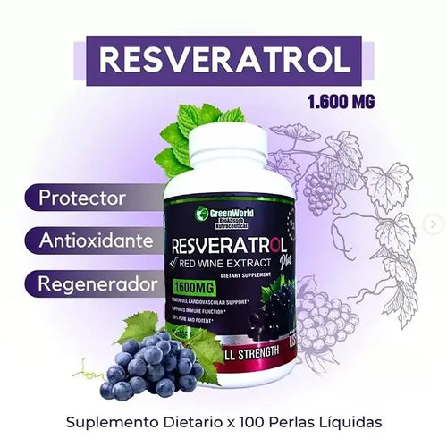 RESVERATROL - CAPSULAS ANTI ENVEJECIMIENTO